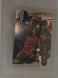 1998 Upper Deck MJ Sticker Slam Dunks #99 Michael Jordan — front
