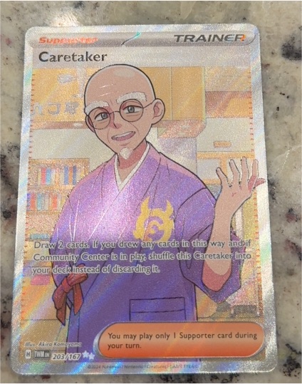 2024 Pokémon SV06: Twilight Masquerade #203 Caretaker — front