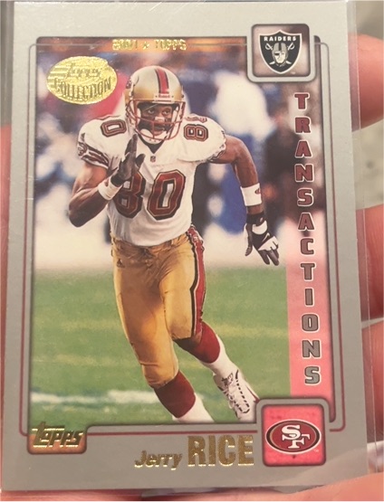 2001 Topps #48 Jerry Rice — front