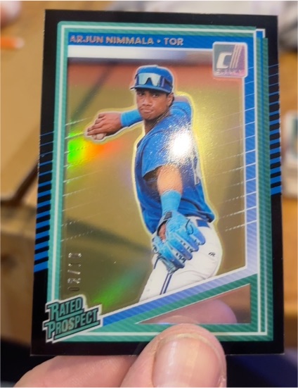 2025 Panini Donruss #129 Arjun Nimmala — front