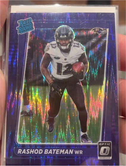2021 Donruss Optic #210 Rashod Bateman — front