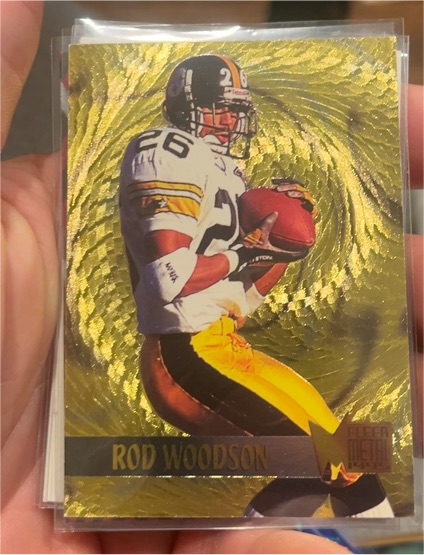 1995 Fleer Metal #17 Rod Woodson — front