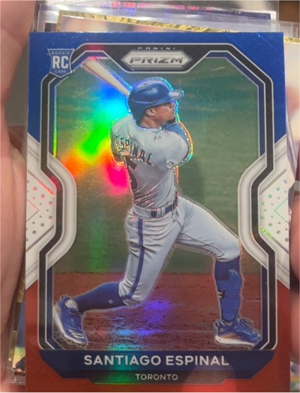 2021 Panini Prizm #72 Santiago Espinal — front