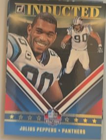 2024 Donruss Football Julius Peppers #I-JP Inducted — front
