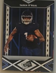 2024 Leaf Press Pass #45/50 Jaden O'Neal — front