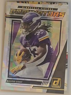 2021 Donruss #D38 Dalvin Cook Dominators Minnesota Vikings — front