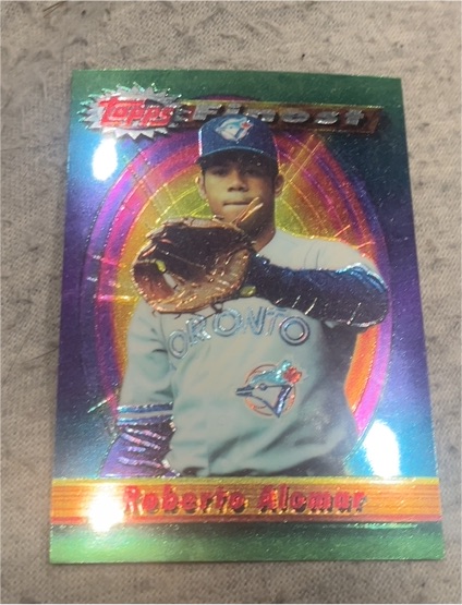 1994 Topps Finest #205 Roberto Alomar — front