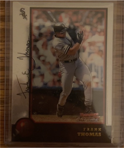 1998 Bowman Chrome #240 Frank Thomas — front