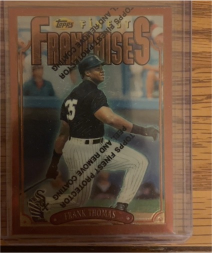 1996 Topps Finest Franchises #322 Frank Thomas — front