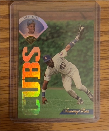 1995 Leaf #272 Sammy Sosa — front