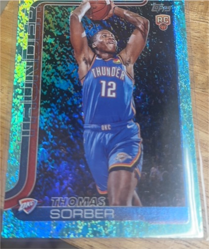2025-26 Topps #215 Thomas Sorber — front