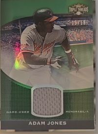 2011 Topps Triple Threads Unity Relic #TTUSR-183 Adam Jones — front