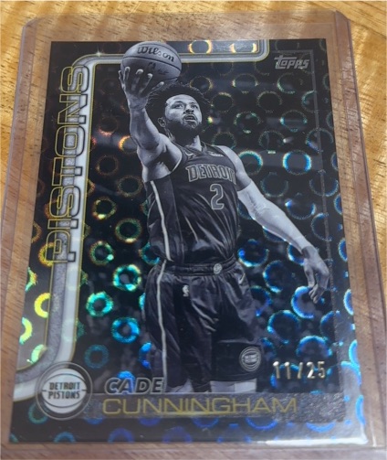 2025-26 Topps Blackout #40 Cade Cunningham — front