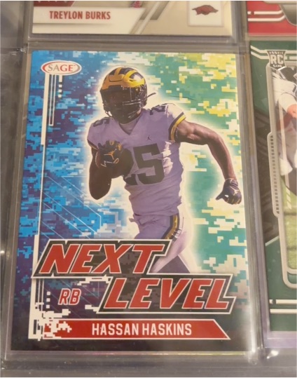 2022 Sage Next Level #65 Hassan Haskins — front