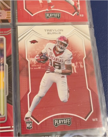 2022 Panini Chronicles Playoff Draft Picks #15 Treylon Burks Rookie Card — front