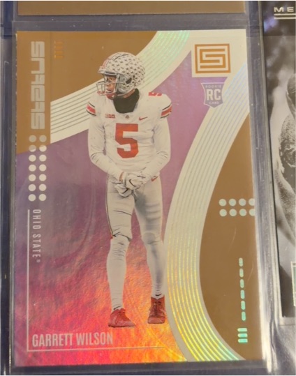 2022 Panini Chronicles Draft Picks Status #7 Garrett Wilson — front