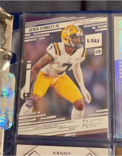 2022 Panini Chronicles Draft Picks Prestige #3 Derek Stingley Jr. — front