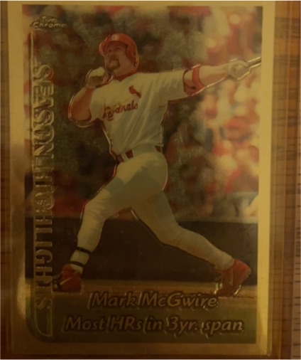 1999 Topps Chrome #201 Mark McGwire — front