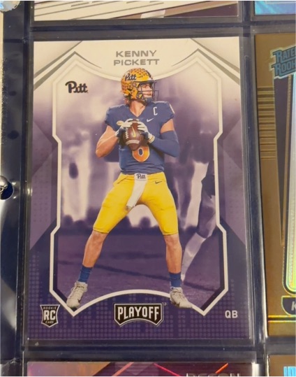 2022 Panini Chronicles Draft Picks Playoff #1 Kenny Pickett — front