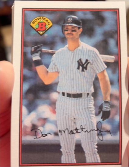 1989 Bowman #176 Don Mattingly — front