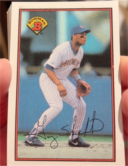 1989 Bowman #142 Gary Sheffield — front
