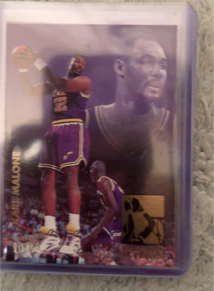 1993-94 Fleer Ultra Rebound Kings #4 Karl Malone — front