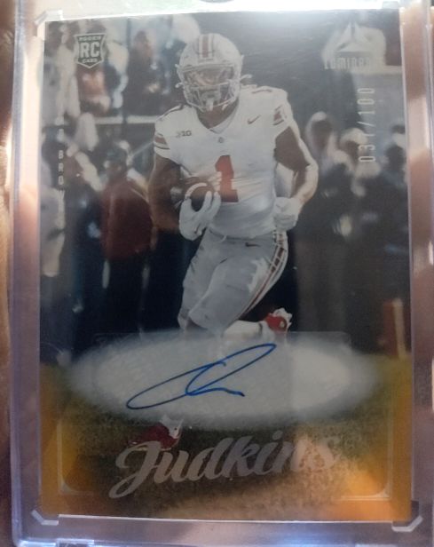 2025 Panini Luminance #110 Quinshon Judkins — front