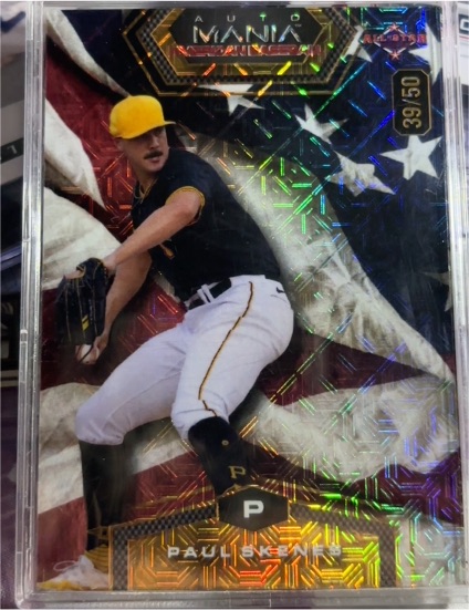 2024 Wild Card Auto Mania #Auto Mania RC Paul Skenes — front