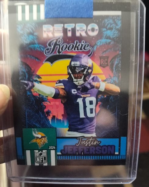 2024 Panini Retro Rookie #Justin Jefferson — front
