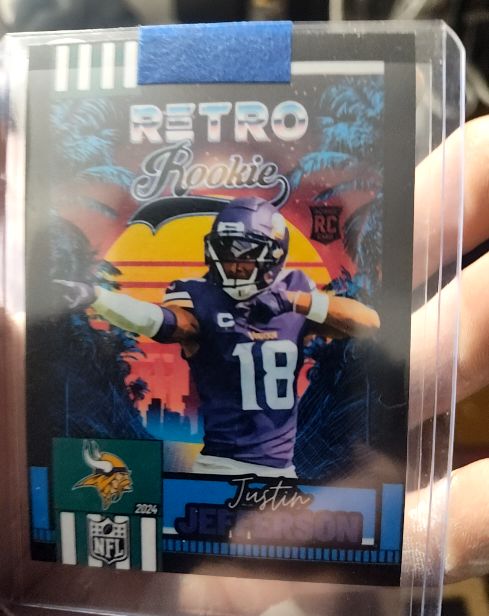 2024 Donruss Retro Rookie RC #Justin Jefferson — front