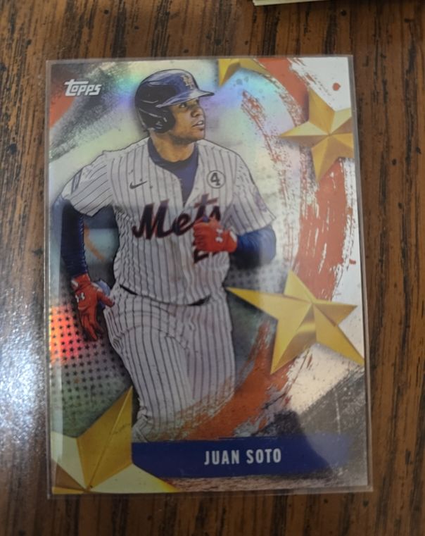 2025 Topps Series 1 Stars of MLB Insert #SMLB-22 Juan Soto — front