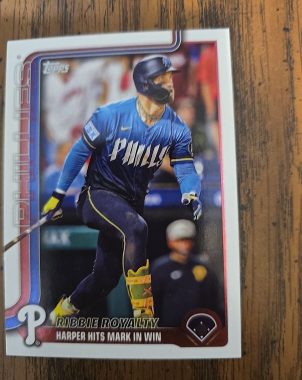 2025 Topps Update #US184 Bryce Harper — front