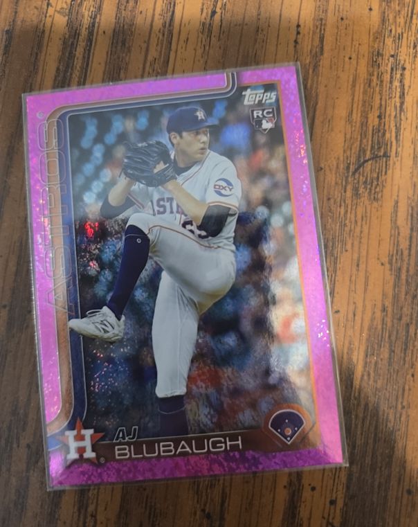 2025 Topps #AJ Blubaugh Rookie Card — front