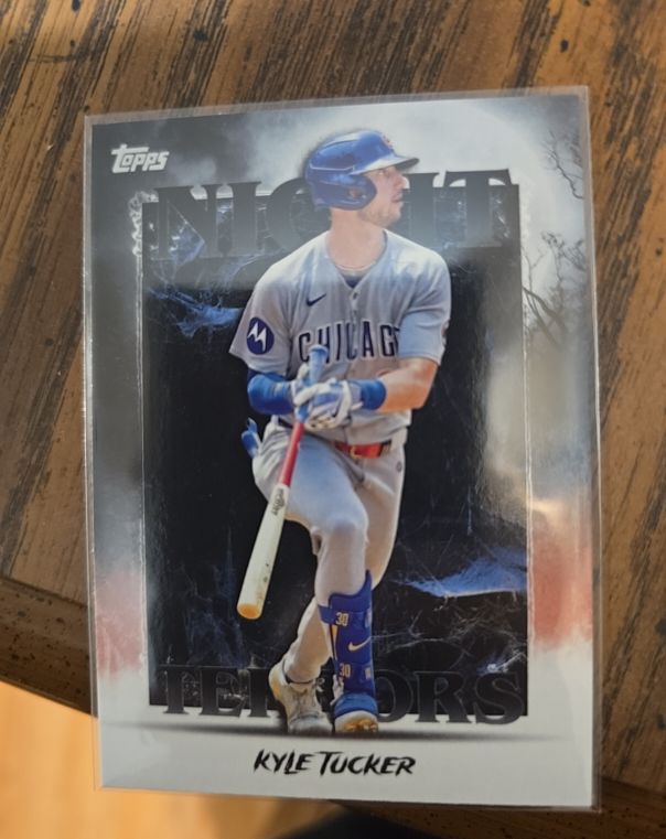 2025 Topps Update #NT-14 Kyle Tucker Night Terrors Insert — front