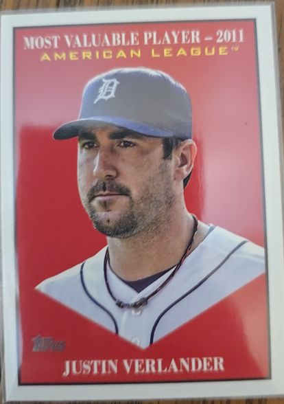 2025 Topps Update #MV-19 Justin Verlander Most Valuable — front