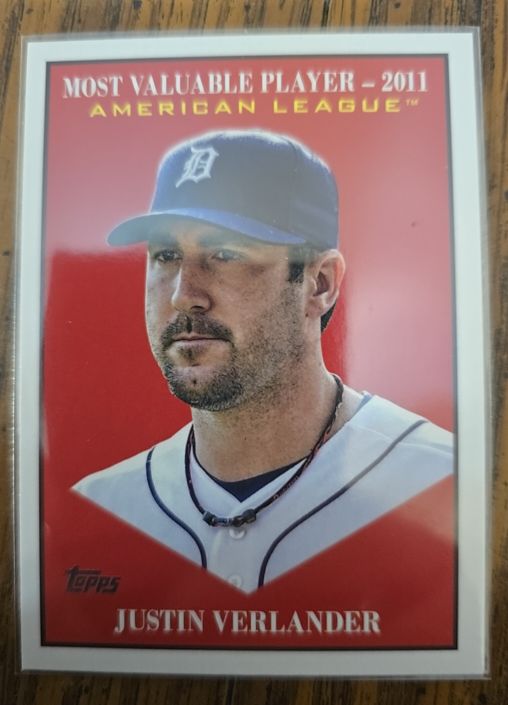2011 Topps Most Valuable Player #MV-19 Justin Verlander — front
