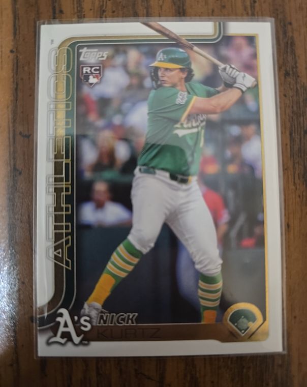 2025 Topps Update #US201 Nick Kurtz Rookie Card — front