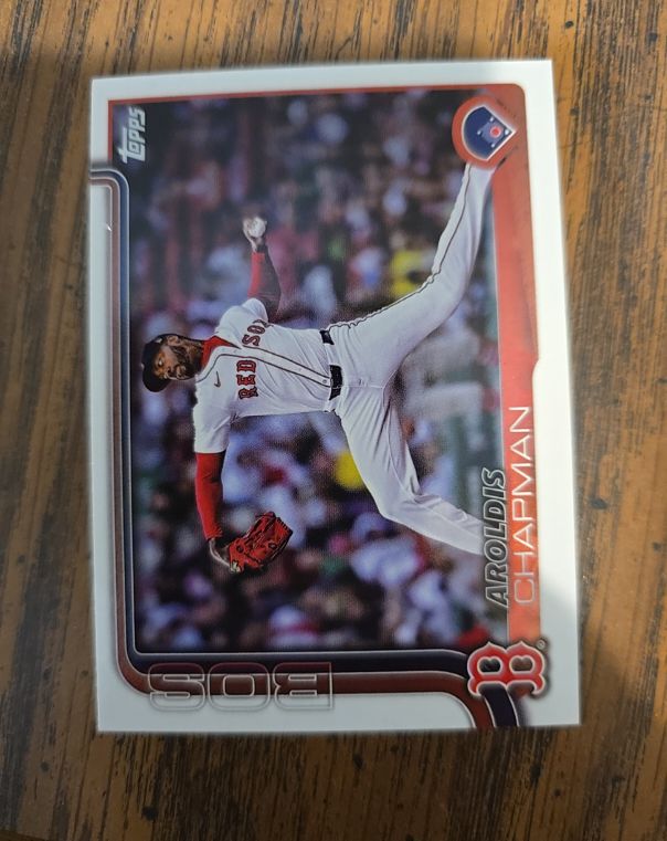 2025 Topps #BOS Aroldis Chapman — front