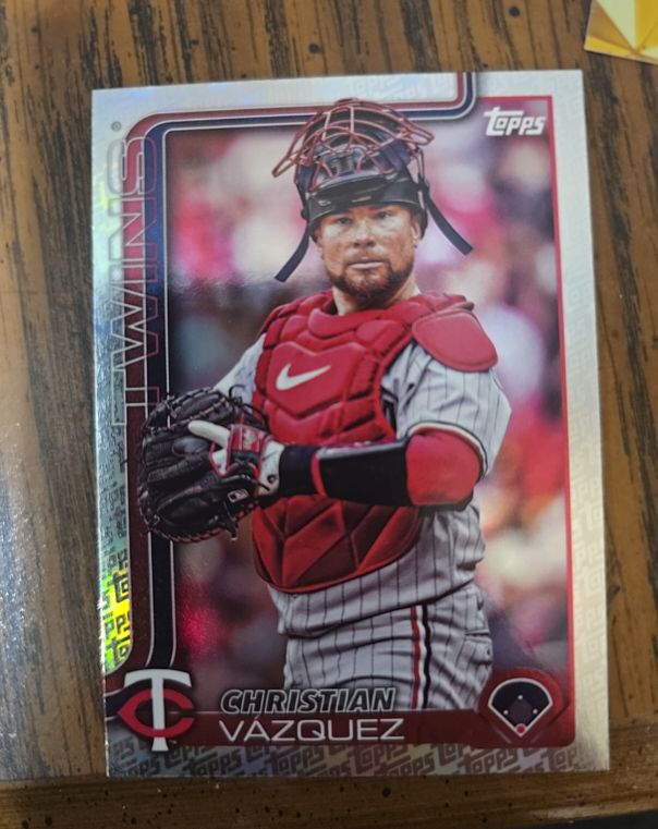 2025 Topps Update #US7 Christian Vazquez — front