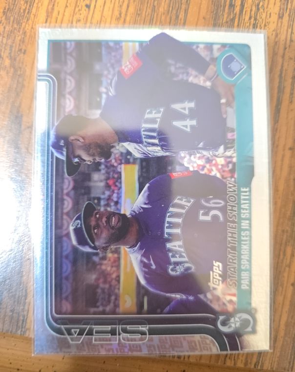2025 Topps Update #US244 Start The Show Julio Rodríguez / Randy Arozarena — front