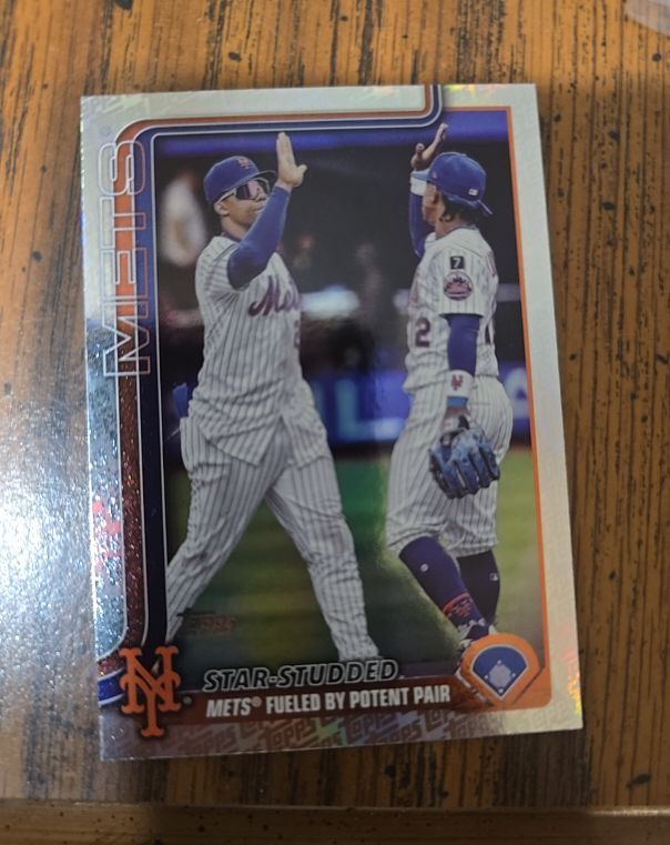 2025 Topps Update #US260 Francisco Lindor / Juan Soto — front