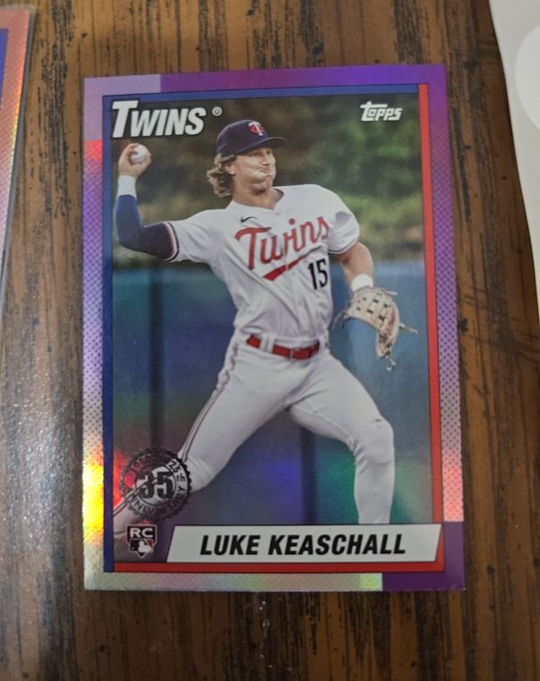 2025 Topps Update #U90-1 Luke Keaschall — front