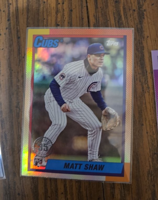 2025 Topps Update #U90-35 Matt Shaw — front