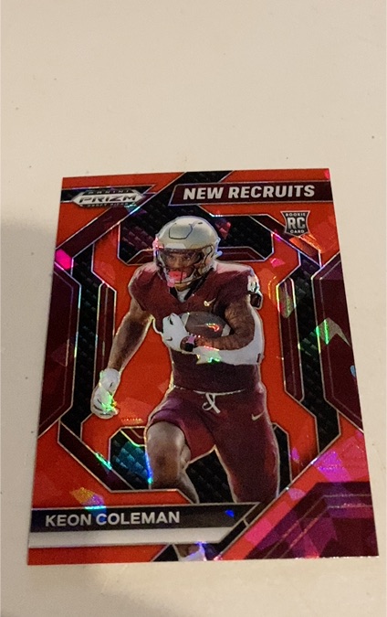 2024 Panini Prizm Draft Picks #NR-KCN Keon Coleman — front