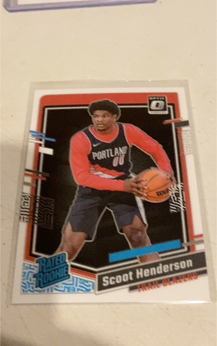 2023-24 Donruss Optic #239 Scoot Henderson — front