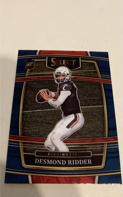 2022 Panini Select Draft Picks #17 Desmond Ridder — front