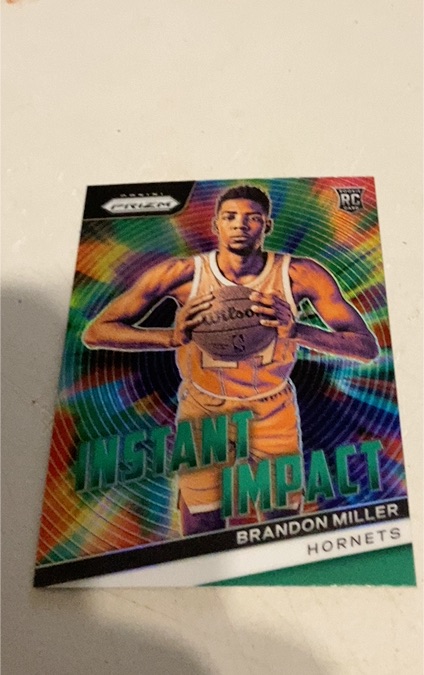 2023-24 Panini Prizm #4 Brandon Miller Instant Impact — front