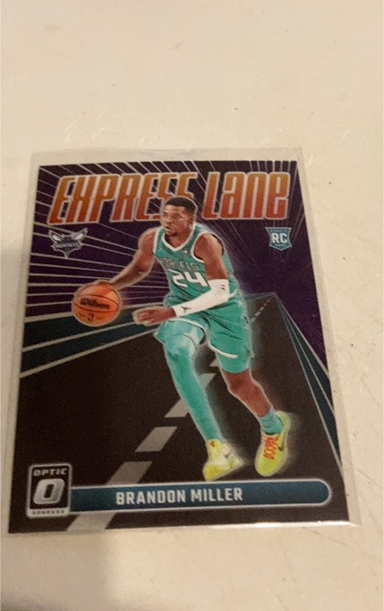 2023-24 Panini Donruss Optic #3 Brandon Miller Express Lane — front