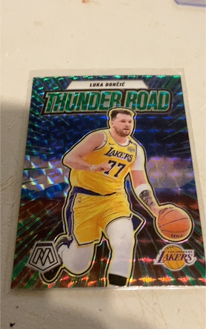 2024-25 Panini Mosaic Thunder Road #1 Luka Doncic — front