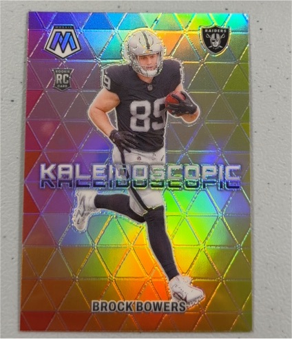 2024 Panini Mosaic #23 Brock Bowers Kaleidoscopic — front